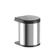 Hailo Mono RVS Zwart 15l