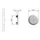 Afdekkap d.20mm wit voor APC6/APC1
