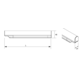 Led snite 9W 230V 4000K 571mm wit