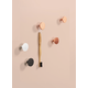 Knop COMO Ø26 zamak mat wit