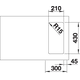 Blanco spoeltafel andano 180-if