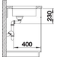 Blanco spoeltafel andano 180-u