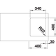 Blanco spoeltafel andano 340-u
