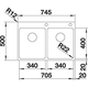 Blanco Andano 340/340-IF/A automatische bediening
