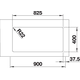 Blanco spoeltafel andano 400/400-u man.