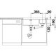 Blanco spoeltafel andano 500/180-u br man.
