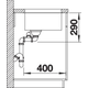 Blanco spoeltafel andano 500/180-u br man.