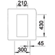 Blanco spoeltafel claron 180-if man.