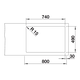 Blanco spoeltafel claron 700-if/a auto.