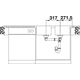Blanco spoeltafel Lemis 8 if manueel