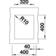 Subline spoeltafel 320-U zwart manueel