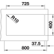 Blanco Subline 430/280-U zwart manueel