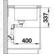 Blanco Subline 800-U zwart manueel