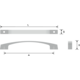 Greep hero ijzerkleur ba 160mm