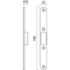 Xinnix nz magnetische sluiting 190mm grijs