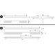 Greep PEAK BA1120-160 L1150 aluminium rvs-look