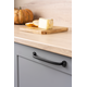 Greep FIRM BA64 L93.8 zamak zwart textuur