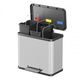 Hailo oko trio plus L 3x9l zwart h430xb470xd340mm
