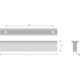 Greep l=120mm boorafst.96mm alu mat