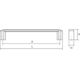 Greep roma ba192 l207 zamak mat zwart