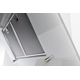 Novy Vision 120 cm wit glas wanddampkap
