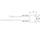 Led deurcontactschakelaar zwart 12v max 30w