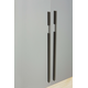 Greep PEAK BA1120-160 L1150 aluminium rvs-look