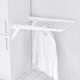 Hailo laundry droogrek opklapbaar wandmontage wit