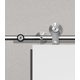 Flatec V schuifdeurset 100kg l.2100mm voor deurbladbreedte 910-1000mm