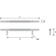 Gekrulde T-greep ø12 ba 320 384x35mm mat zwart