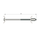 Tablet verbinder - 65mm ijzer