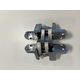 Onzichtbaar scharnier 116x27.8mm nikkel geborsteld