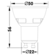 Led lamp ReFlex led 5 GU10 5W/230V 2700K wit 38° 415lm dimbaar