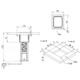 Evoline port push cuisine wit glas b-f3 stopcontac 3 stopcontacten