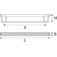 Greep riva-rama ba160 l177 zwart