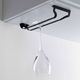 Glazenhouder zwart mat - 3 glazen