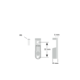 Kastbaarhouder sl781 ovaal m6x25 zilver