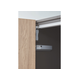 WingLine L, Loopdeelset met geleiding onderaan, met automatische sluiting, 12 kg, zwart, links