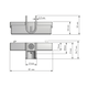 Structura kastbaarhouder zwart 20kg/paar