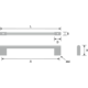 Greep ara ijzerkleur ba 192mm