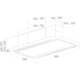 Cloud seven plafond filter rvs 90 cm
