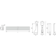 Led Free verlichte kastbaar alu k.1200 12V 11w met bewegingsmelder