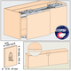 Hawa Frontino 20 H FS garnituur, type S4, 1800-1999 mm, 2 deuren