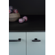 T-knop ARPA L70 aluminium rvs-look