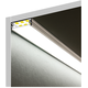 Led profiel Wide24 G/W 2000 geanodiseerd