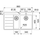 Mythos - Vlakbouw/slimtop / 860 x 520 mm / 1 + 1/2 bak / Glad