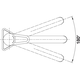 Blanco Wega II chroom/antraciet