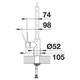 Blanco candor-S rvs geborsteld ld/bp