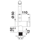 Blanco Linus-S-F zwart mat