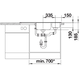 Blanco spoeltafel Delta-IF